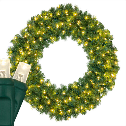 48&quot; Olympia Pine Pre Lit  LED Holiday Wreath
