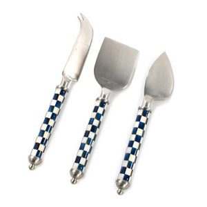 Supper Club Cheese Knife Set - Royal Check