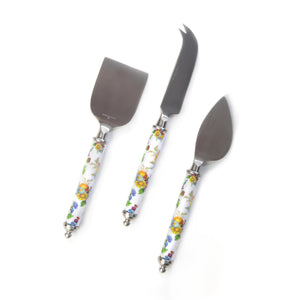 Supper Club Cheese Knife Set - Flower Market