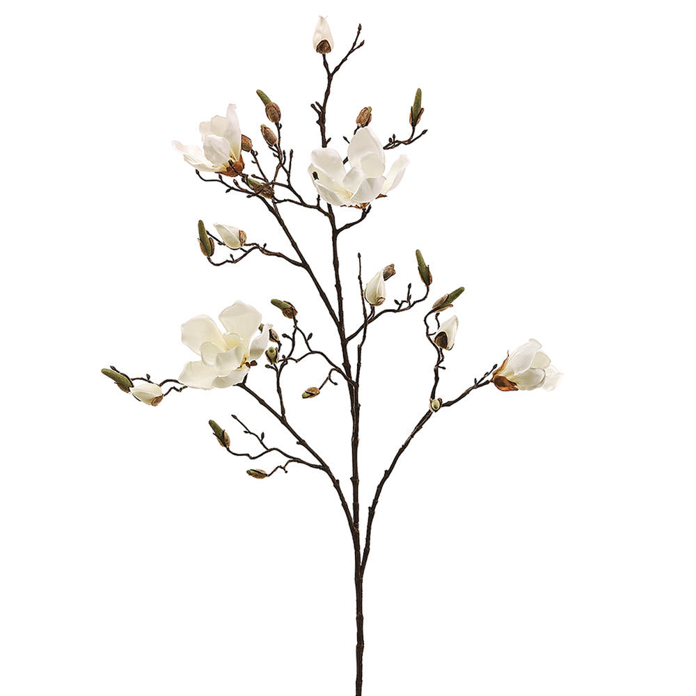 Magnolia Branch - White Artificial
