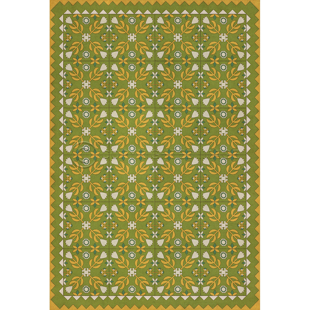 Floral Quilt First Day of Spring 20x30