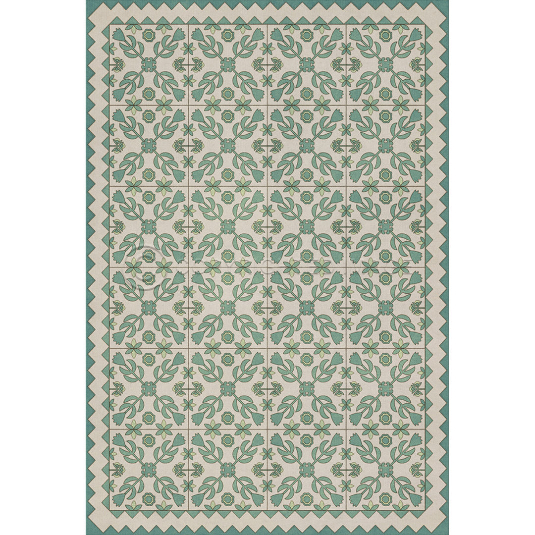 Floral Quilt First Snow 20x30