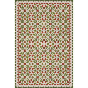 Floral Quilt Flowers in the Mirror 20x30