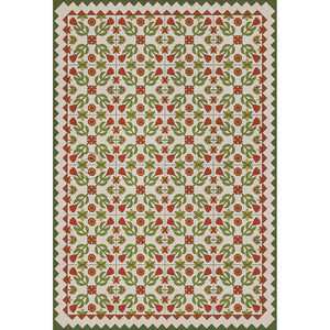 Floral Quilt Flowers in the Mirror 20x30