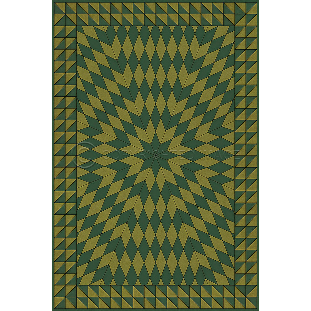 Sunburst And Sit on a Green Knoll 48x48