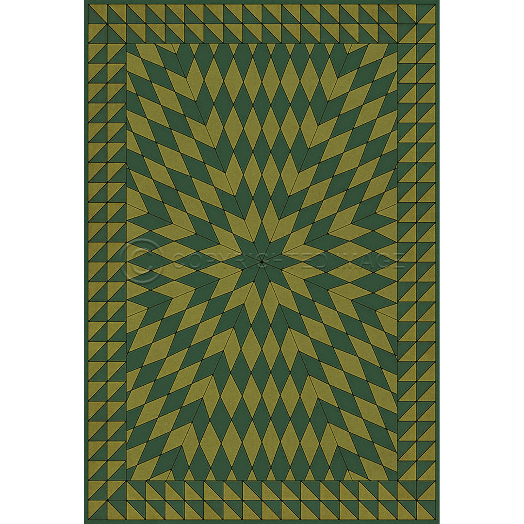 Sunburst And Sit on a Green Knoll 48x48
