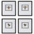 Anthophila Framed Prints, S/4