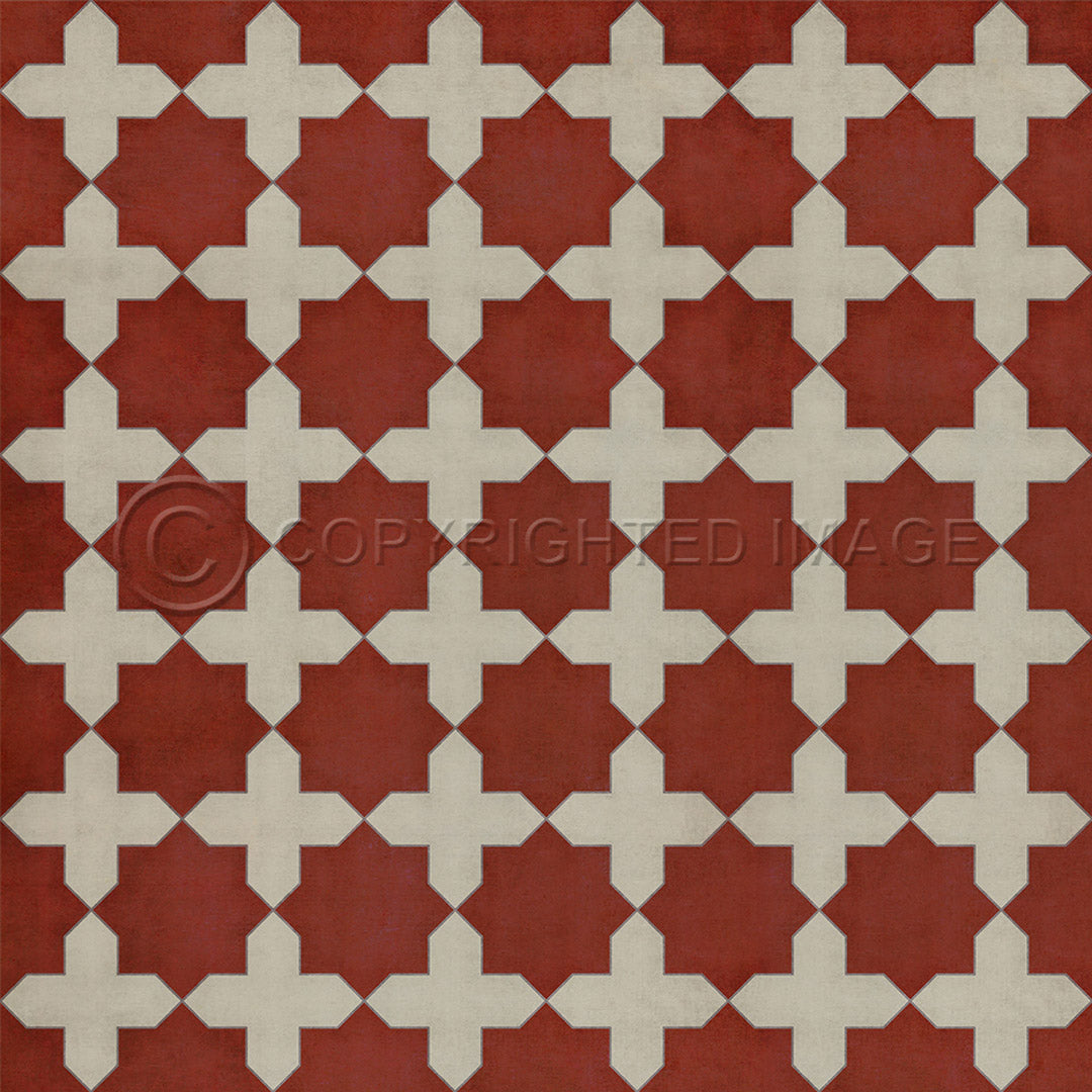 Pattern 23 Red Like Crimson      60x60