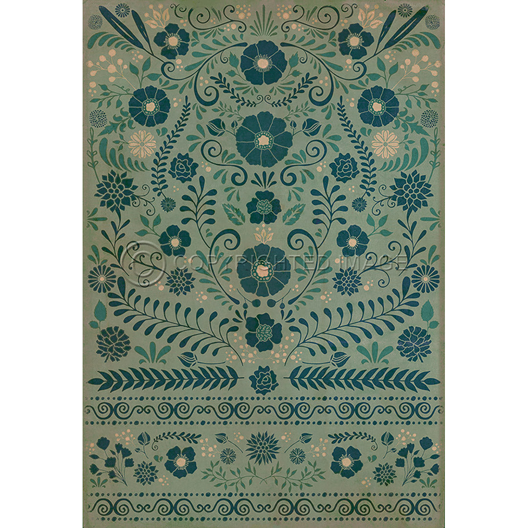 Pattern 36 A few Flowers at his feet   96x140