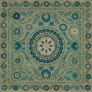 Pattern 38 Boho Blue       120x120