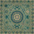 Pattern 38 Boho Blue       120x120