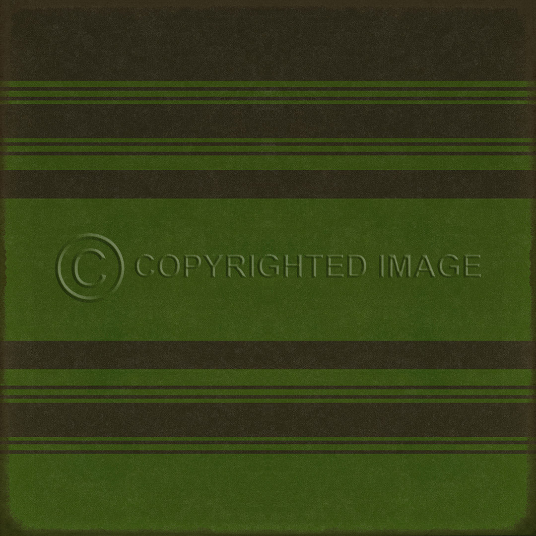 Pattern 50 Organic Stripes Black and Green    120x120