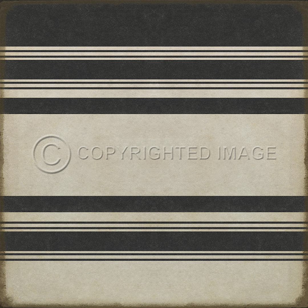 Pattern 50 Organic Stripes Black and White    36x36