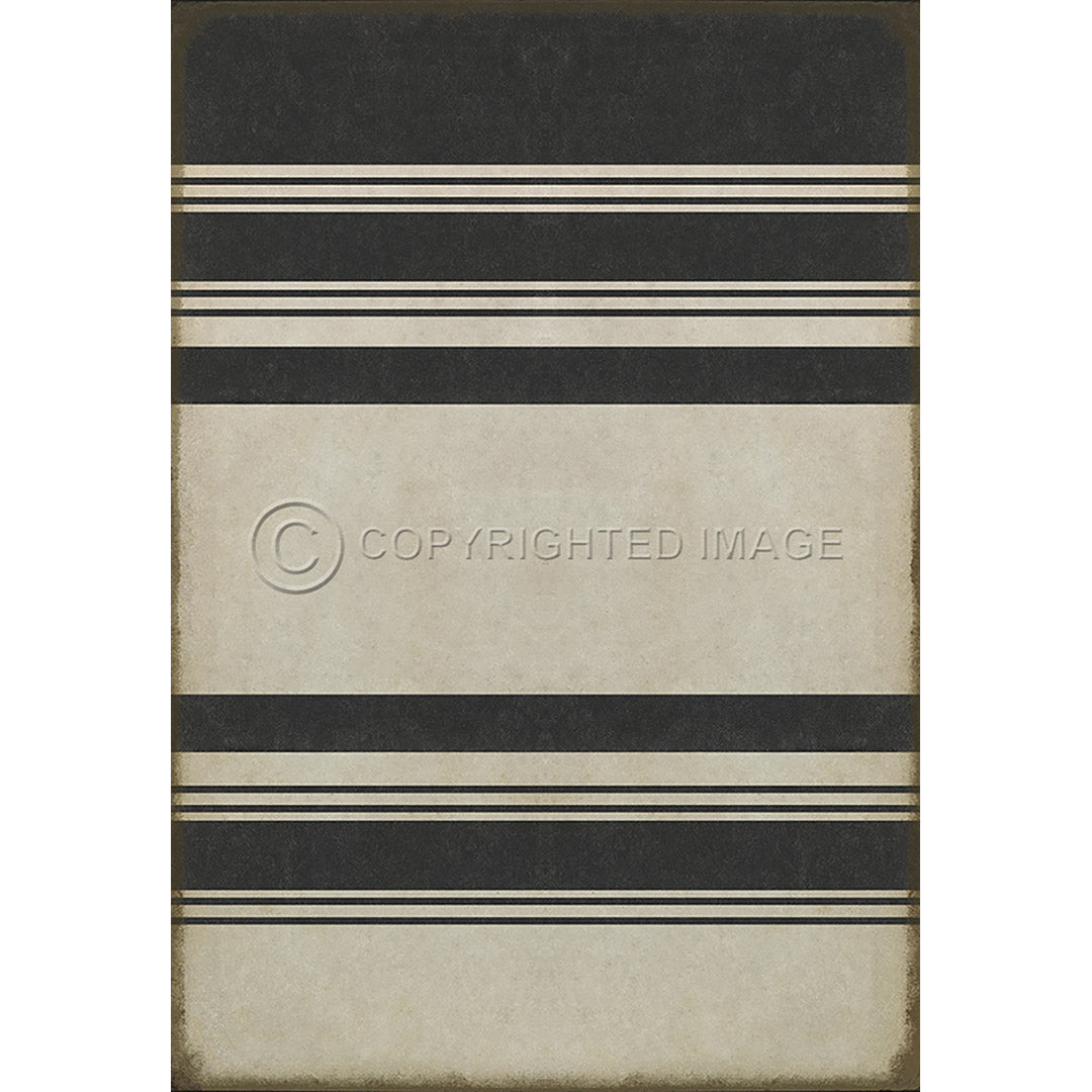 Pattern 50 Organic Stripes Black and White    96x140