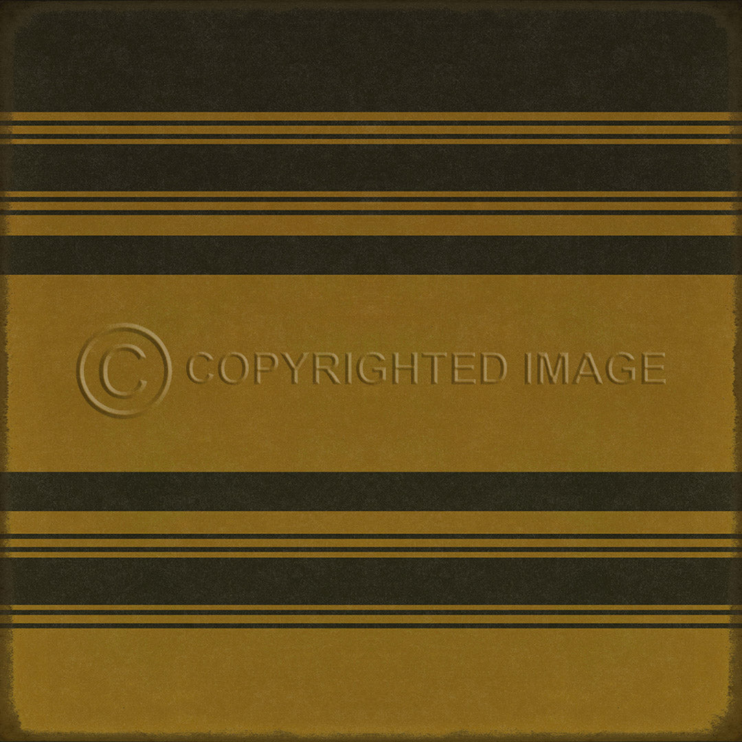 Pattern 50 Organic Stripes Black and Yellow    72x72