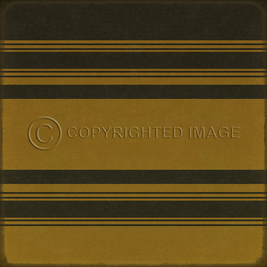 Pattern 50 Organic Stripes Black and Yellow    120x120