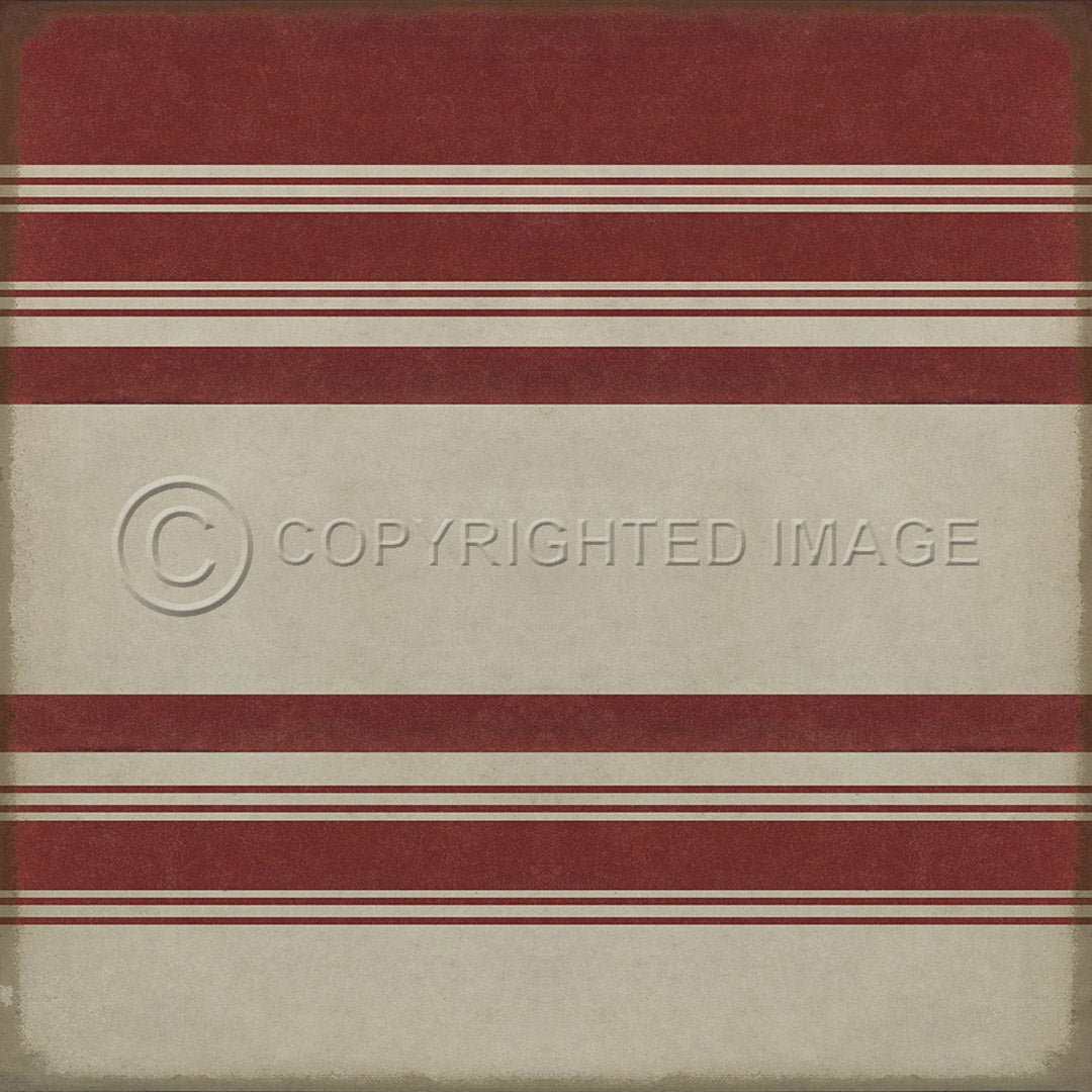 Pattern 50 Organic Stripes Red and White    120x120