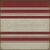 Pattern 50 Organic Stripes Red and White    120x120