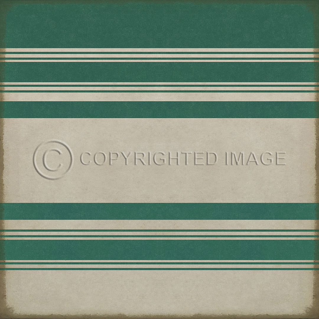 Pattern 50 Organic Stripes Teal and White    120x120