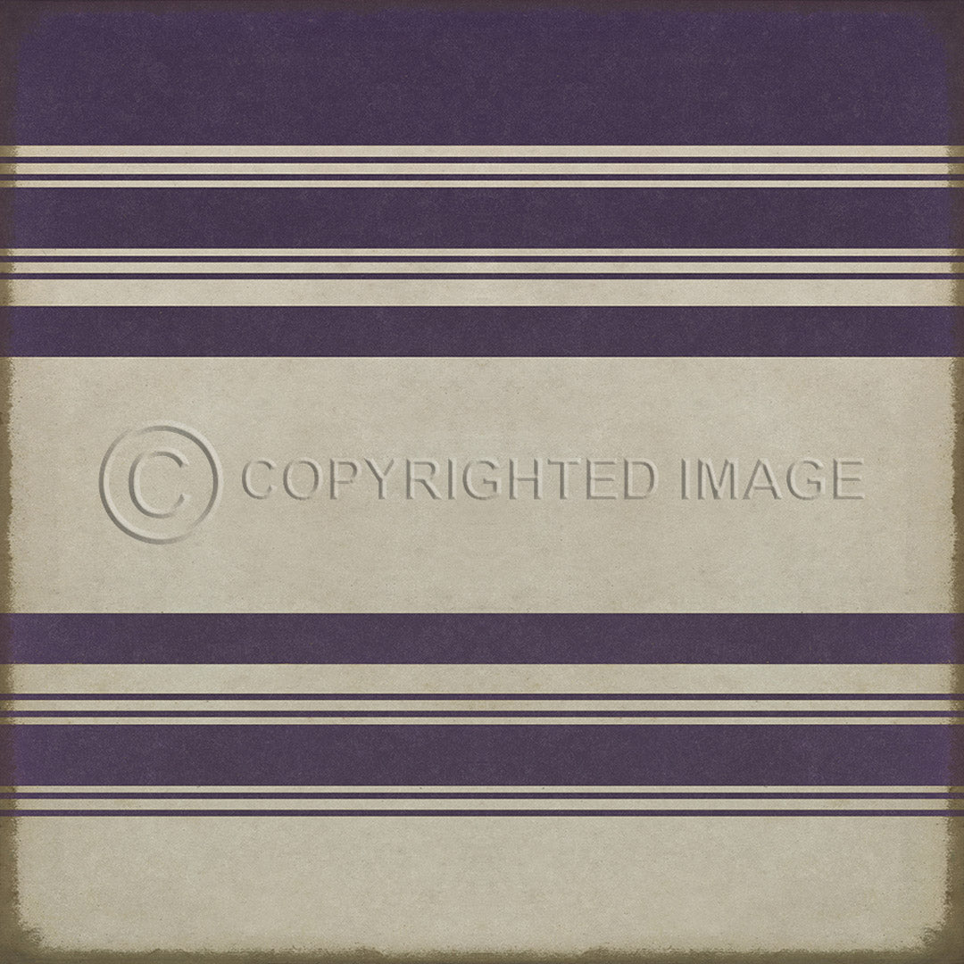 Pattern 50 Organic Stripes White and Purple    36x36