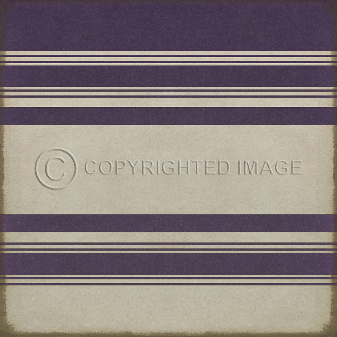 Pattern 50 Organic Stripes White and Purple    48x48
