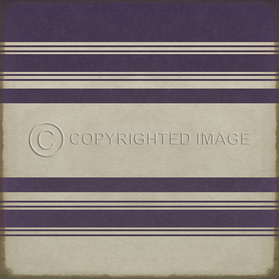 Pattern 50 Organic Stripes White and Purple    120x120