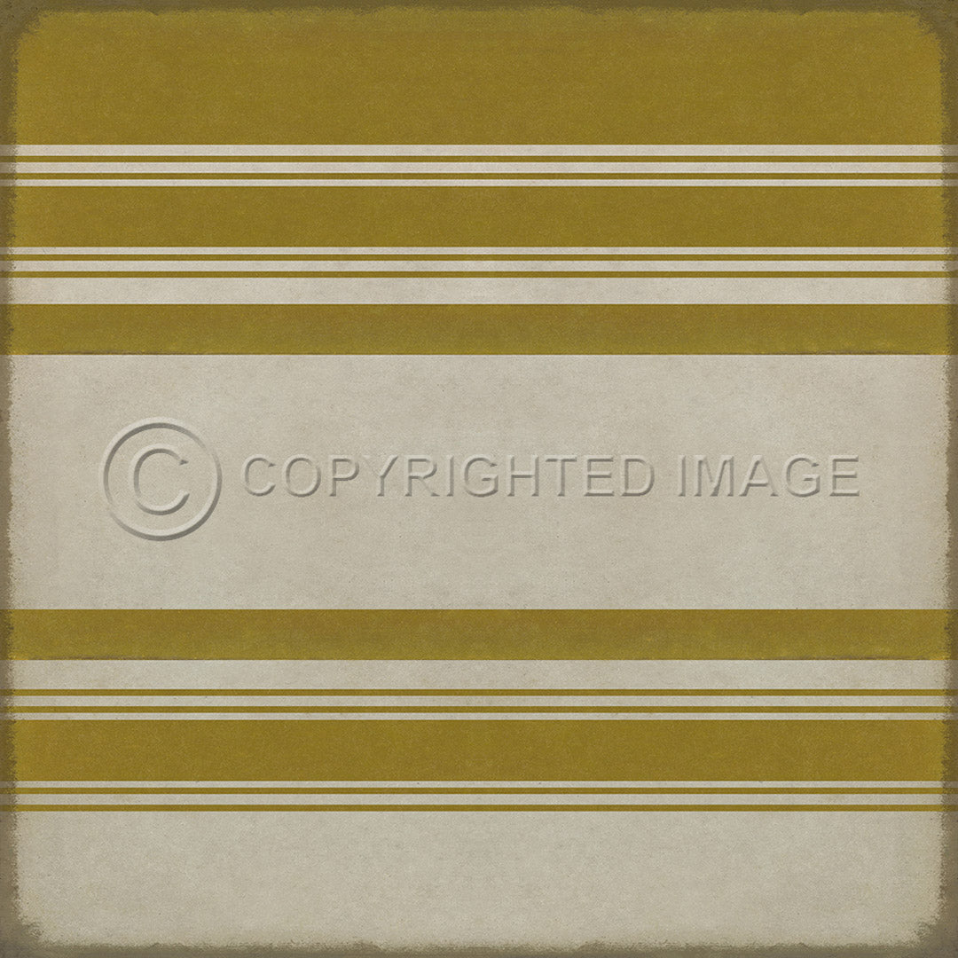 Pattern 50 Organic Stripes Yellow and White    36x36