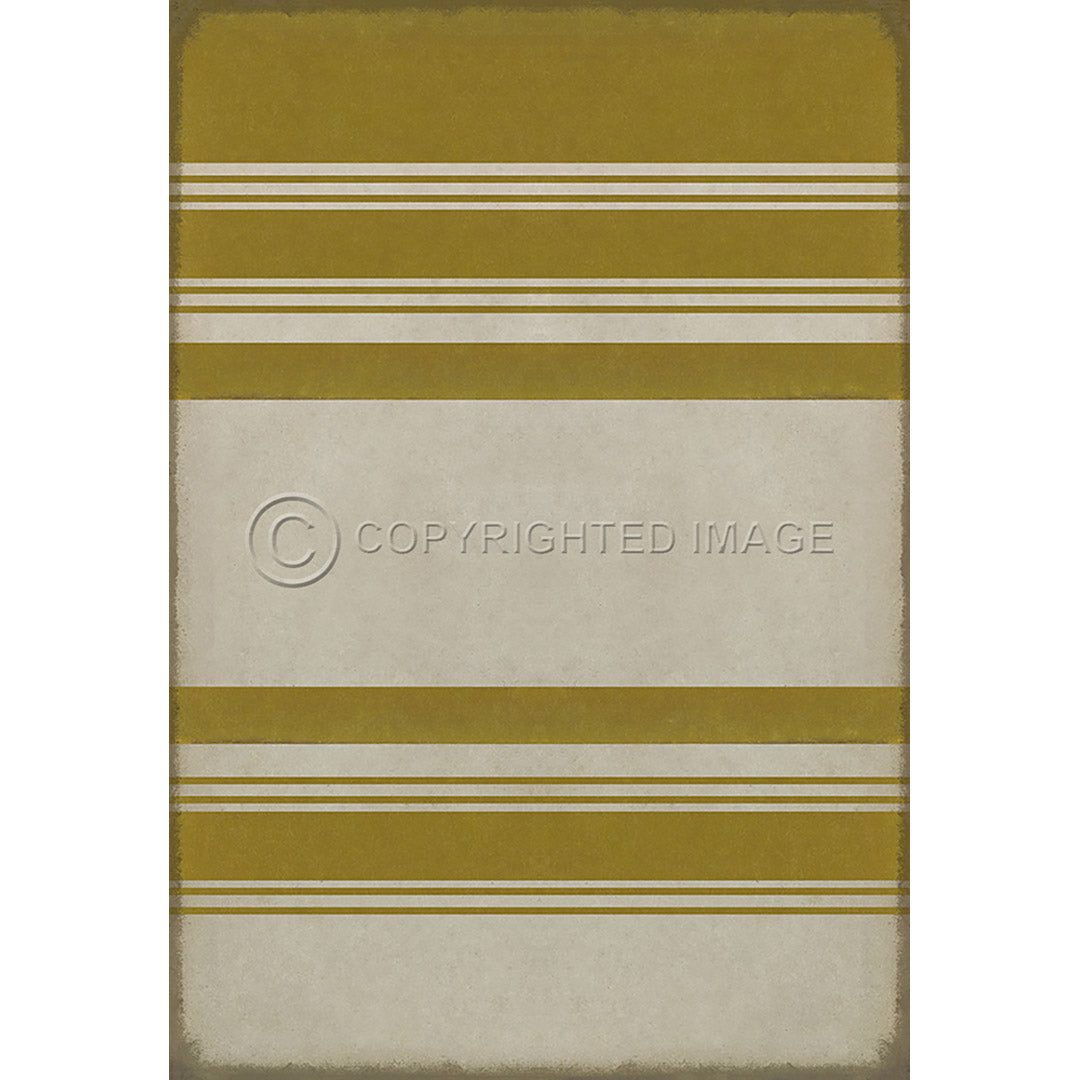 Pattern 50 Organic Stripes Yellow and White    96x140