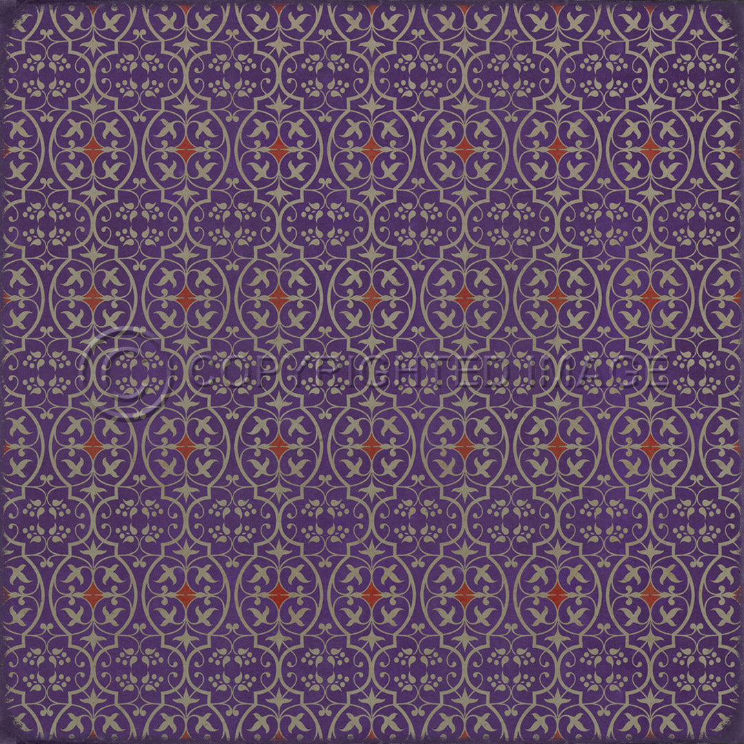 Pattern 51 I Shall Wear Purple     36x36
