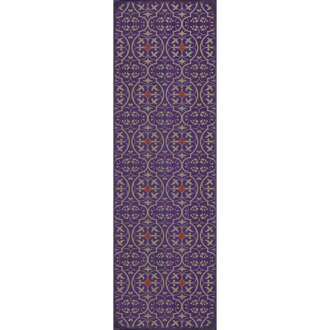 Pattern 51 I Shall Wear Purple     36x115