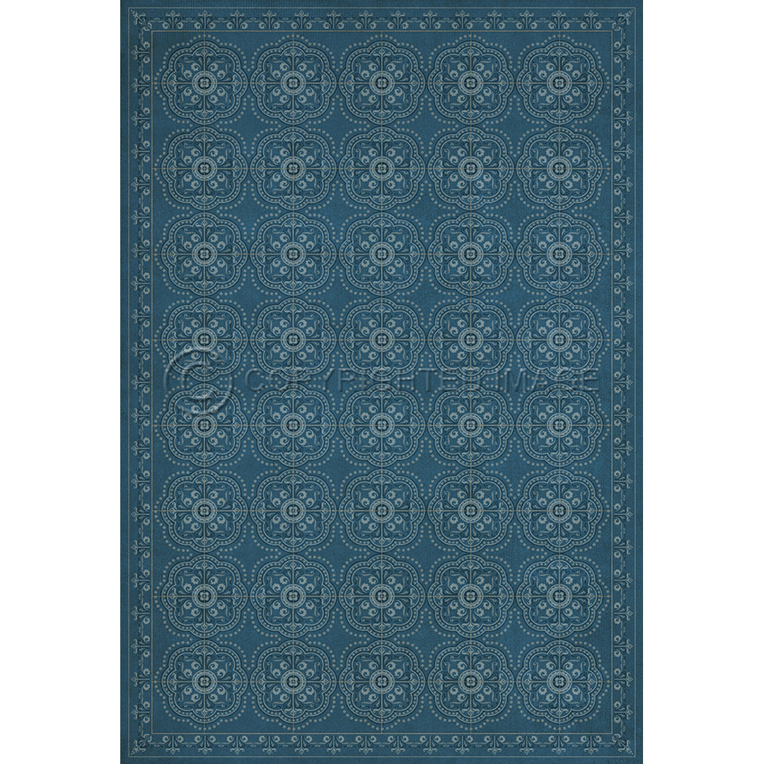 Pattern 28 Dark Blue Waters      52x76