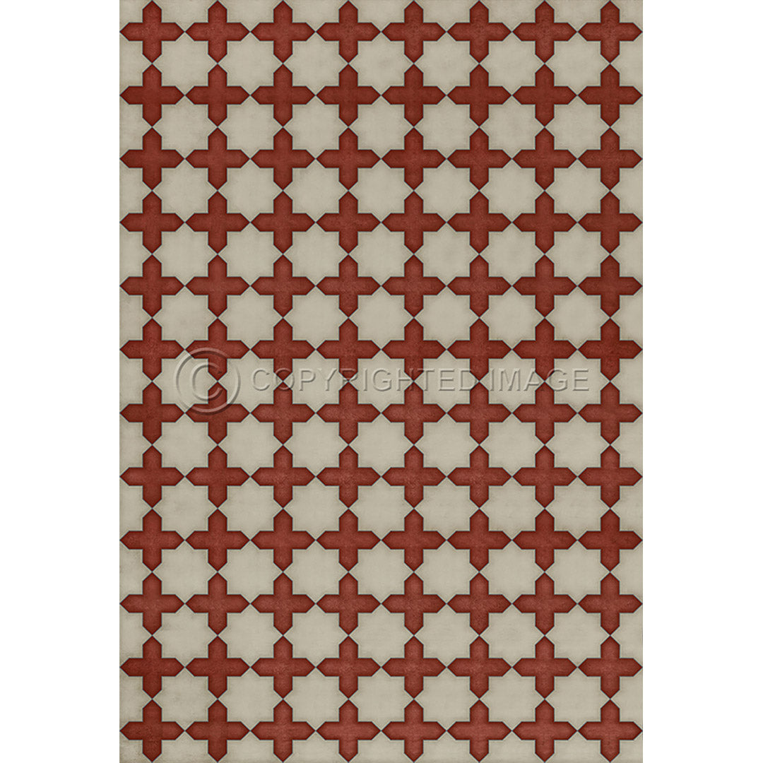 Pattern 23 Dressed in Scarlet      120x120