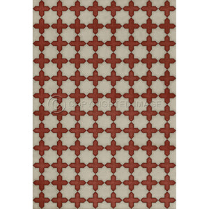 Pattern 23 Dressed in Scarlet      120x120