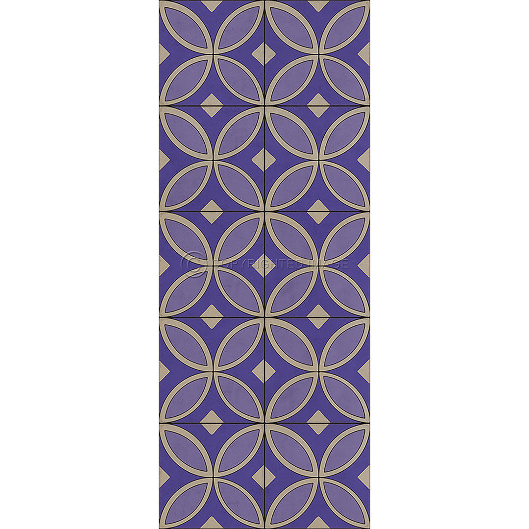 Pattern 70 Waltzing with Violets in Our Hair   36x90