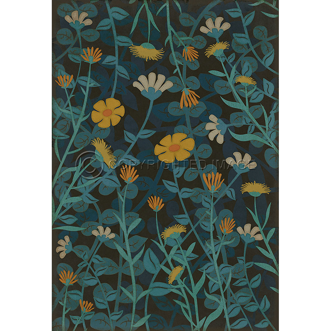 Pattern 73 Knee Deep in Flowers     120x120
