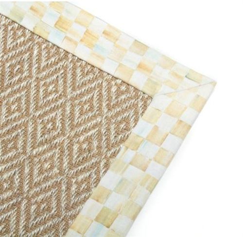 Parchement Check Sisal Runner - 2.6in. x 8.