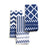 Blue & White Zig Zag Dish Towels - Set of 3