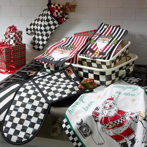Courtly Check Double Oven Mitt