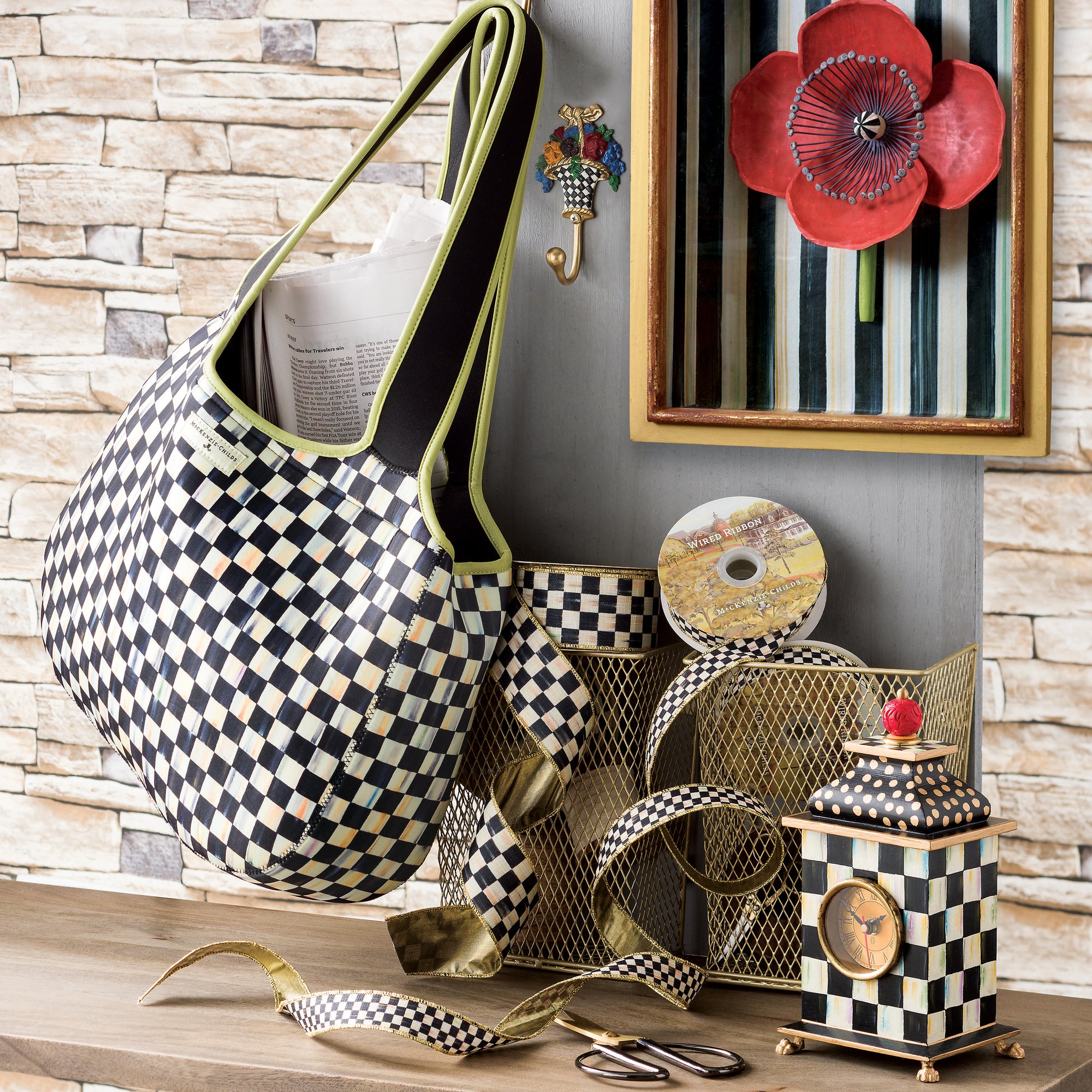 Courtly Check Carryall