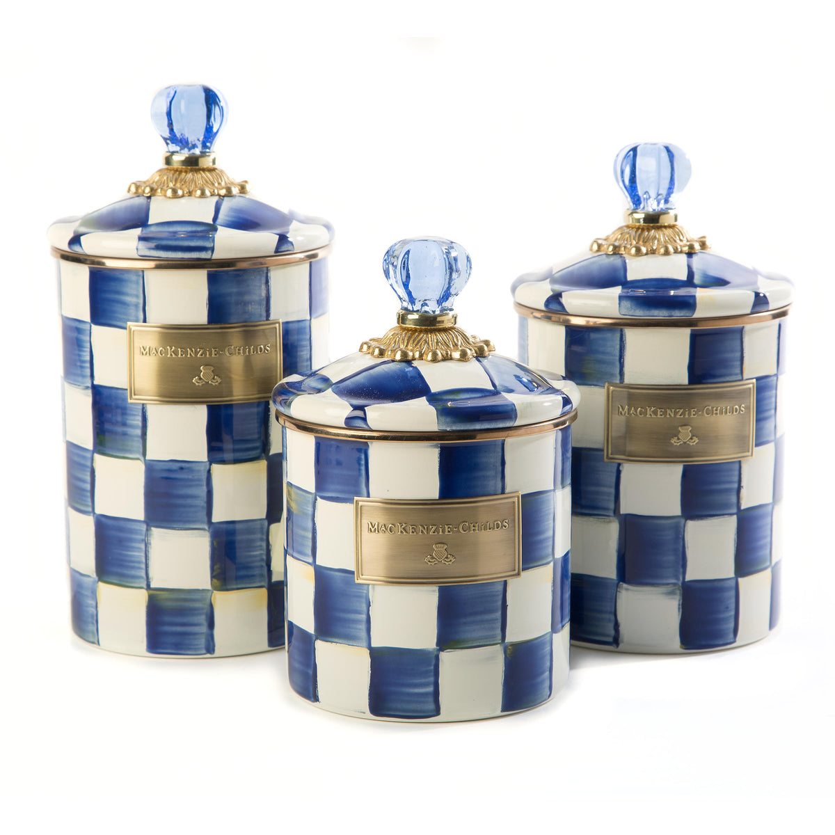 Royal Check Canister - Small