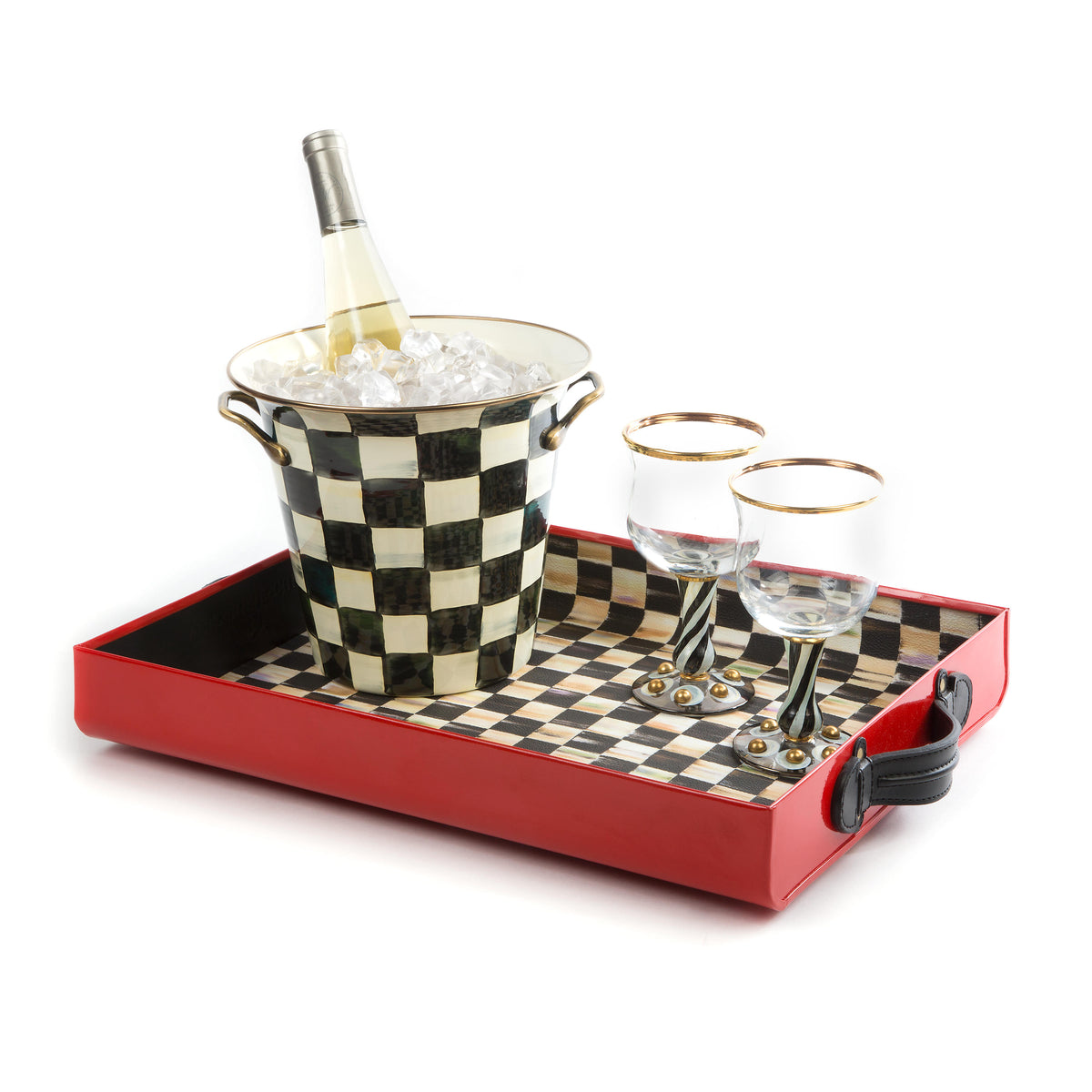 Courtly Check Enamel Wine Cooler