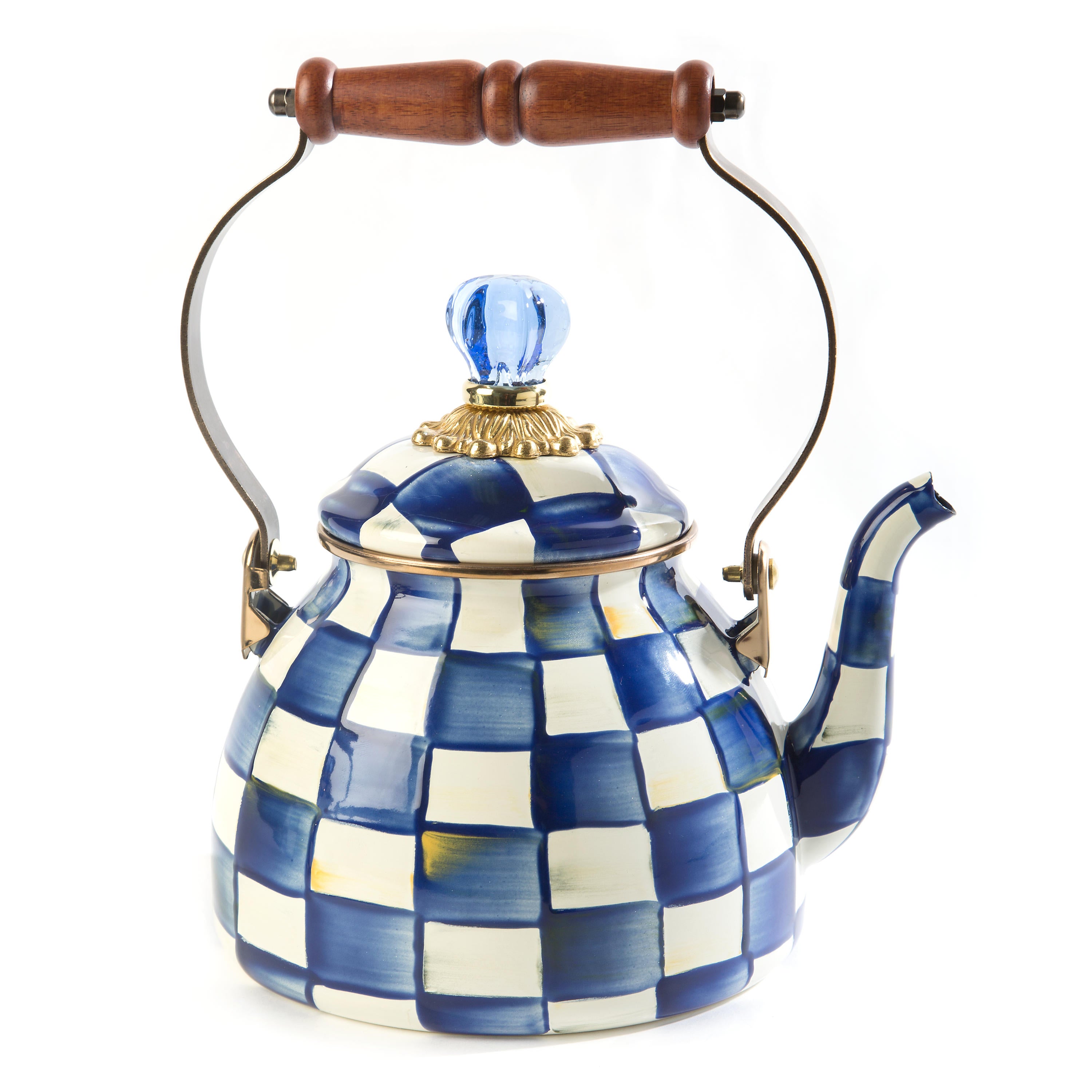 Royal Check Tea Kettle - 2 Quart - RFD