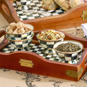 Courtly Check Enamel Little Sugar Bowl