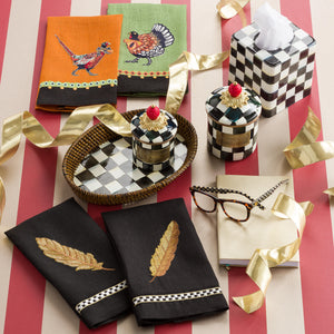 Courtly Check Enamel Canister - Demi