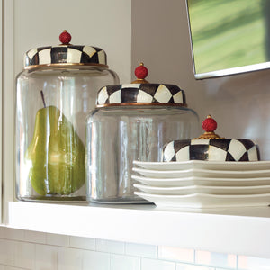 Courtly Check Storage Canister - Biggest