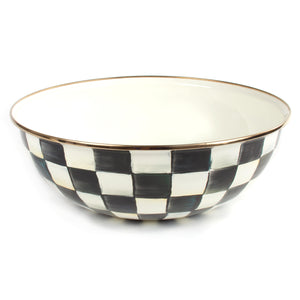 Courtly Check Enamel Everyday Bowl - Extra Large