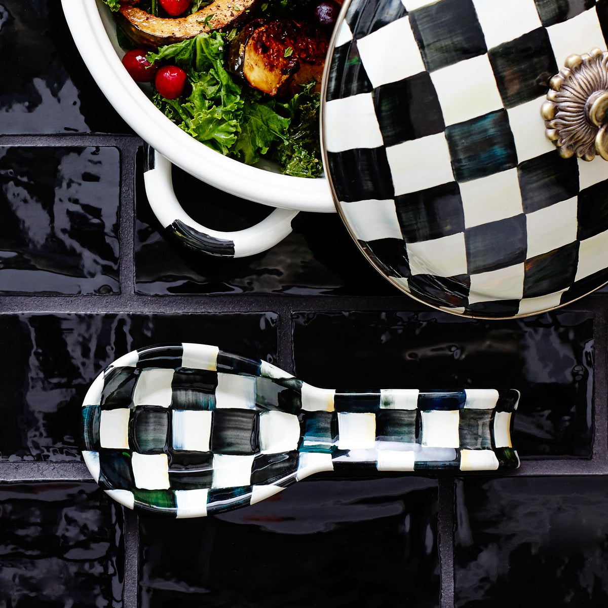 Courtly Check Enamel Spoon Rest - GWP