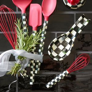 Courtly Check Pasta Spoon - Red - RFD