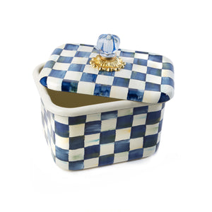 Royal Check Recipe Box