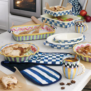 Royal Check Oval Gratin - Small